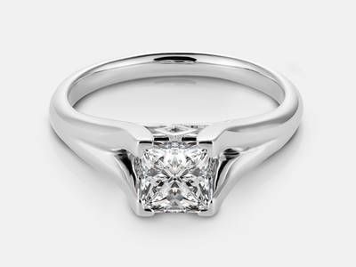 Annabelle style diamond engagement ring.  Center stone sold separate.  $700.00